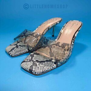 NEW!  Jessica Simpson Celisha, Snakeskin Neutral Combo, Size 7.5